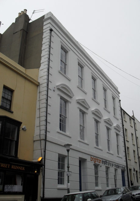 Modern day photo of the old Hove Town Hall now used as the offices for BIMM