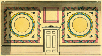 Busby drawing of a wall decoration