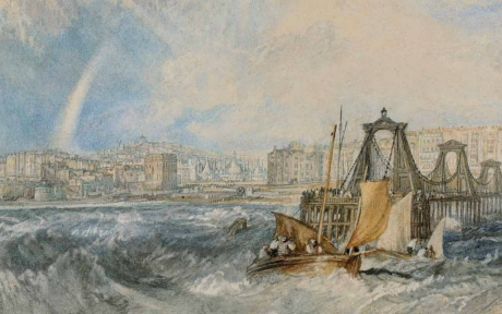 JMW Turner's painting of the chain pier from the 1820s