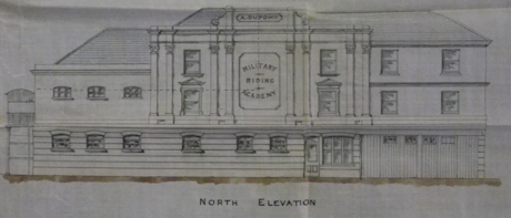 Photo of propsed plans for buidling alterations