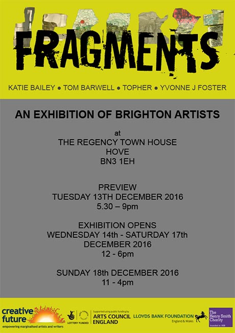 Poster for the Fragments exhibition