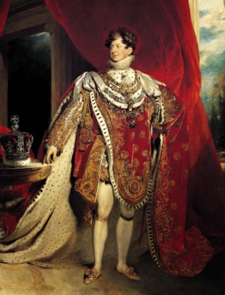 Thomas Lawrence's painting of King George the fourth