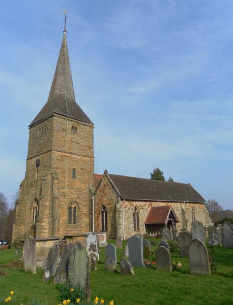 Colour photo of Hartfield Church