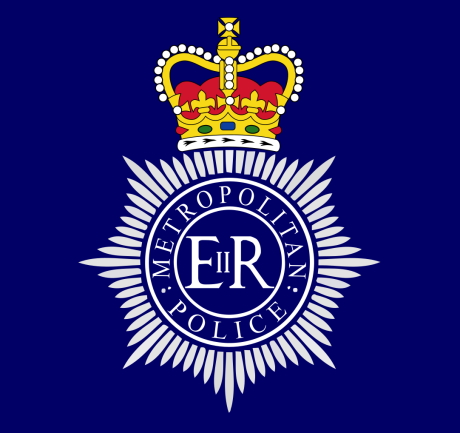 Colour image of the current metropolitan police badge