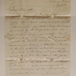 Bevan letter - 11 Sep 1824 - second unfold back