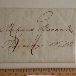 Bevan letter - 3 Aug 1829 - front