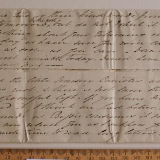 Bevan letter - 18 Aug 1831 - first unfold back
