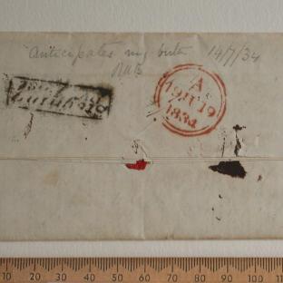 Bean letter - 18 Jun 1834 - back