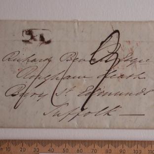 Bevan letter - 21 Jun 1834 - front