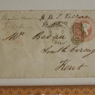 Bevan letter - 9 Jul 1856 - front