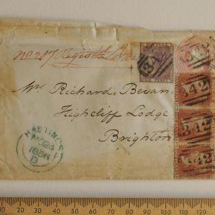 Bevan letter - 24 Nov 1856 - front