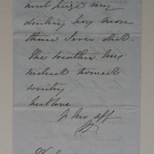 Bevan letter - 26 Nov 1856 - page two