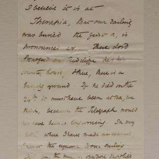 Bevan letter - 6 Dec 1856 - first letter page five