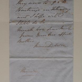 Bevan letter - 6 Dec 1856 - second letter page four