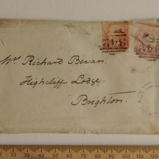 Bevan letter - 6 Dec 1856 - front