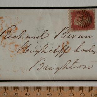 Bevan letter - 8 Dec 1856 - front