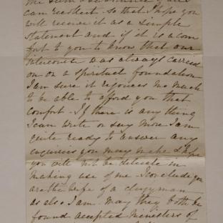 Bevan letter - 27 Nov 1870 - page six