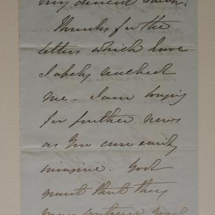 Bevan letter - 26 Nov 1856 - page one