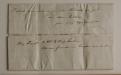Bevan letter - 1820s - first unfold back
