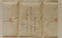 Bevan letter - 1820s - second unfold front