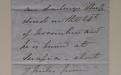 Bevan letter - 6 Dec 1856 - second letter page one