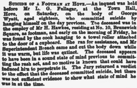 A monochrome newspaper cutting