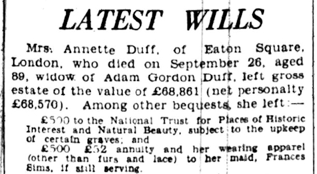 A monochrome newspaper cutting