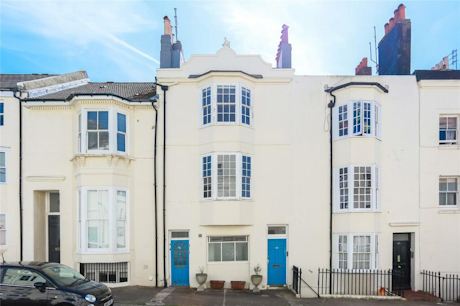 colour photo of a terraced house