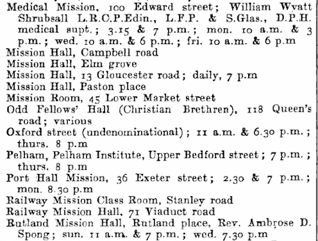 extract from a street directory