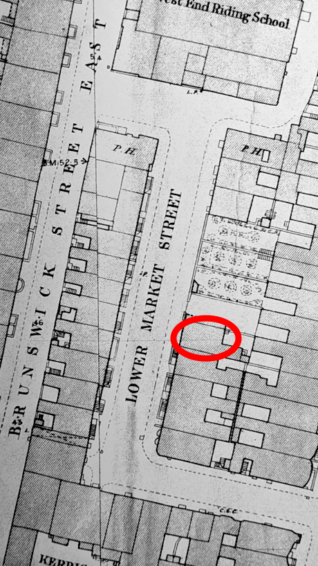 monochrome image of an old ordnance survey map