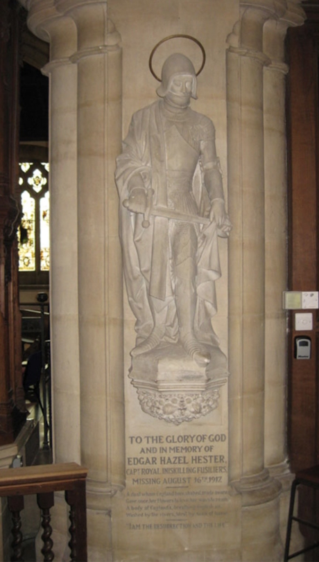 A colour photo of a stone sculpture
