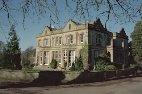 Colour photo of a mansion house