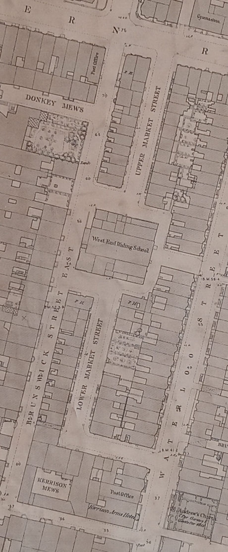 Monochrome image of an old map