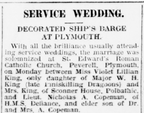 A monochrome newspaper cutting